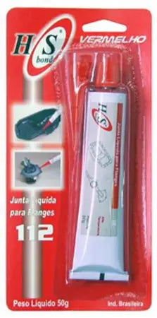 Silicone para Motor Alta Temperatura Vermelho HSBond